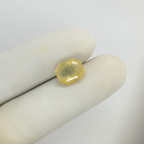 Yellow Sapphire (Pukhraj) 5.87 Ct Best Quality Yellow Sapphire (Pukhraj) 5.87 Ct Best Quality
